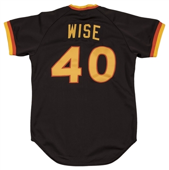 1982 Rick Wise Game Used San Diego Padres Road Jersey 